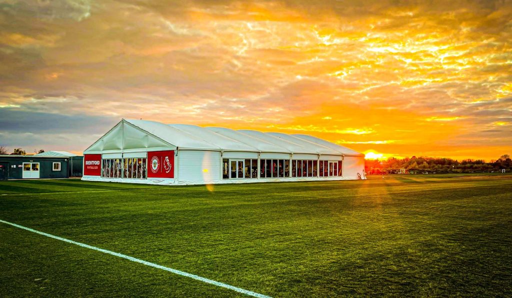 Temporary Gym Marquee